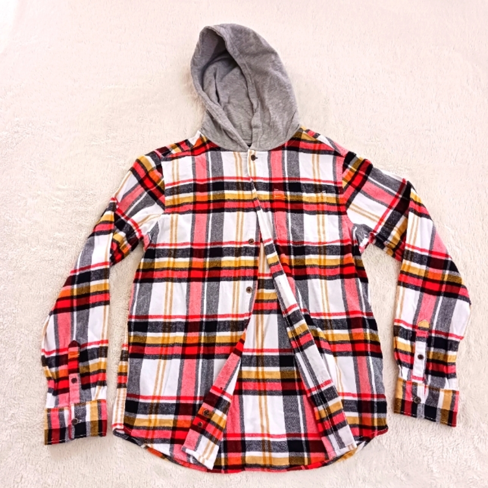 Boy's Button Down Hoodie - Size XL 14-16